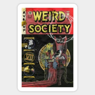 Dave Sim's Weird Society (distressed) Sticker